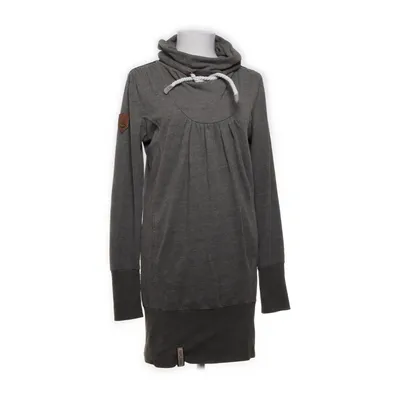 Jurk met col (Grijs) van Naketano Katoen, Polyester