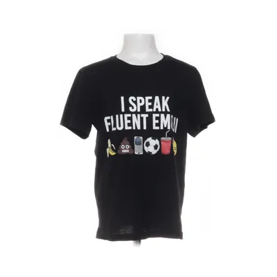 T-shirt (Svart, Flerfärgad) från Emoji Bomull