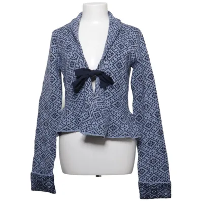 Kofta (Blå, Vit) från Nelly Akryl, Elastan, Återvunnen polyester