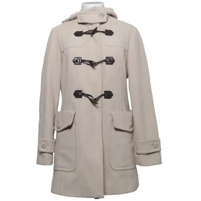 Dufflecoat (Beige) fra Stile Benetton Polyester, Viscose, Uld