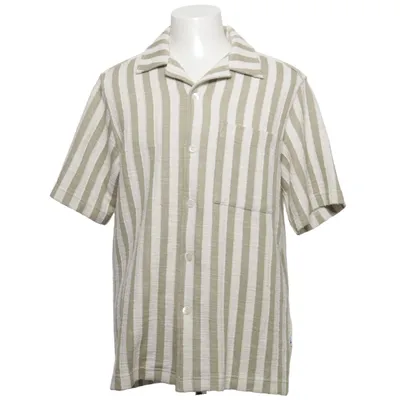 Chemise à manches courtes (Beige, Blanc) de NN07 Coton, Polyester, Viscose