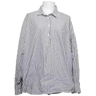 Shirt (Gray, White) from Mads Nørgaard Organic cotton