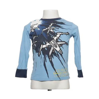 Langærmet t-shirt (Blå, Sort, Hvid, Gul) fra H&M x Star Wars Bomuld