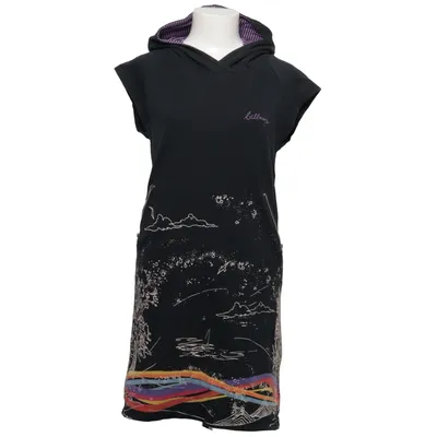 Robe à capuche (Noir, Multicolore) de Billabong Coton, Élasthane