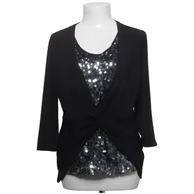 Haut portefeuille (Noir, Argent) de Simon Jeffrey Élasthane, Polyester