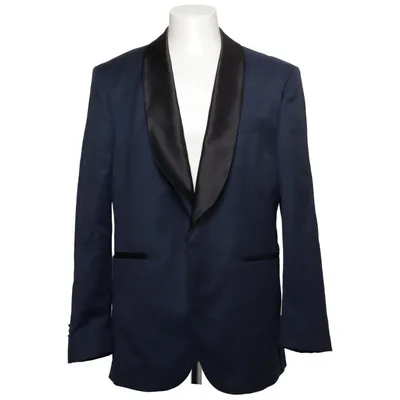 Tuxedo jacket (Blue, Black) from Zignone Acetate, Wool