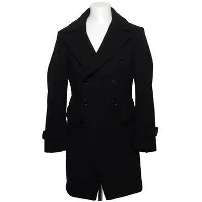 Frakke (Sort) fra Zara Man Polyamid, Polyester, Uld