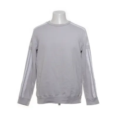 Collegetröja (Grå, Vit) från Adidas Bomull, Polyester