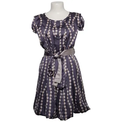 Jurk (Lila, Wit) van Mina UK Polyester