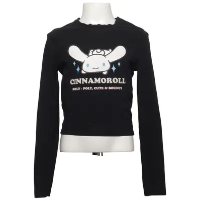 Langærmet t-shirt (Sort) fra Cinnamoroll