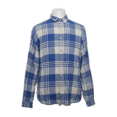 Flanellskjorta (Blå, Vit) från FSBN Bomull