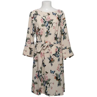 Jurk (Wit, Meerkleurig) van H&M Modern Classic Polyester