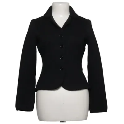Cardigan (Sort) fra Anna Holtblad Uld