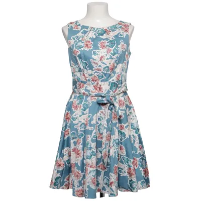 Jurk (Blauw, Meerkleurig) van Closet Katoen, Elastaan