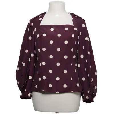 Blouse (Lila, Wit) van Zara Polyester