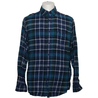 Chemise en flanelle (Bleu, Vert, Blanc) de Cotton Traders Coton