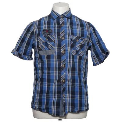 Chemise à manches courtes (Bleu, Noir, Blanc) de Tokyo Laundry Coton