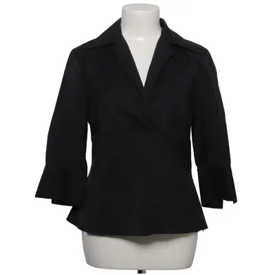 Blouse (Noir) de Zara Woman Coton, Polyester