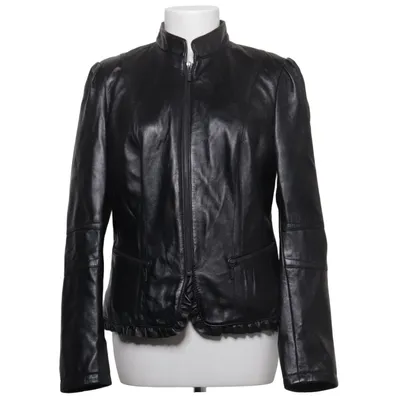 Läderjacka (Svart) från Molltan Skinn, Polyester