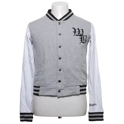 Collegejacka (Johnvarsity Jacket Grey Melange) från William Baxter Bomull, Polyester