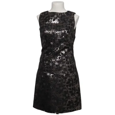 Dress (Black, Silver) from Lorsay Cotton, Metallic fiber, Polyester