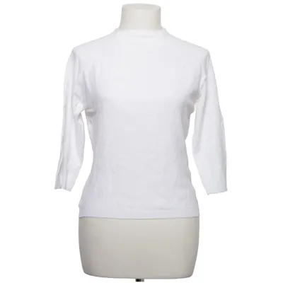 Sweater (White) from Hennes Collection Polyamide, Viscose