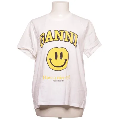 T-shirt (Wit, Geel, Zwart) van Ganni Organisch katoen