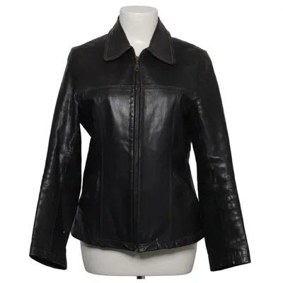 Leather jacket (Black) Leather, Polyester