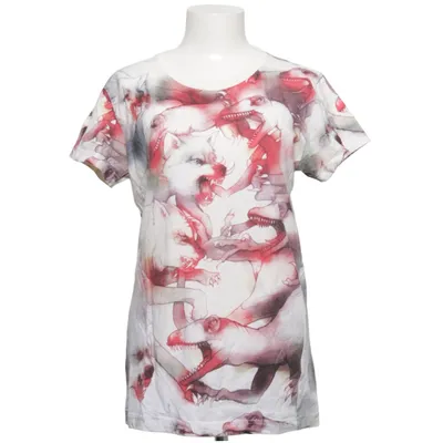 T-shirt (Wit, Meerkleurig) van Drop Dead Katoen