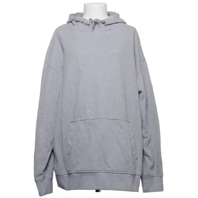 Huvtröja (Grå) från Rec Bomull, Återvunnen polyester