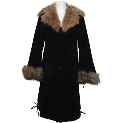 Läderkappa (Svart, Brun) från Rock'n Blue Akryl, Skinn, Polyester