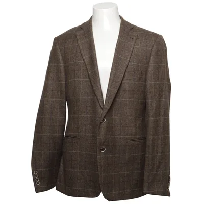 Kavaj (Brun, Blå) från Elson Återvunnen bomull, Ull