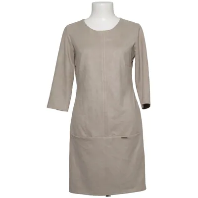 Dress (Beige) from Luxe Collection Polyester, Viscose