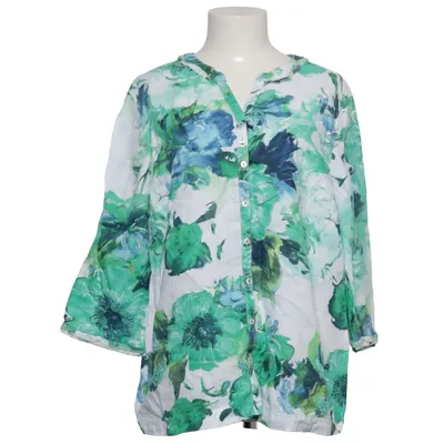 Blouse (White, Green, Blue) from Gerry Weber Edition Linen
