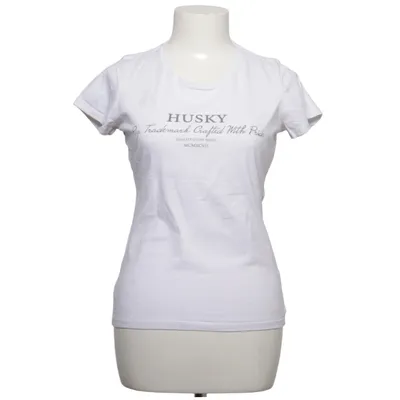T-shirt (Blanc) de Husky Coton, Élasthane
