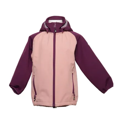 Softshell jacket (Roze, Lila) van Color Kids Elastaan, Gerecycled polyester