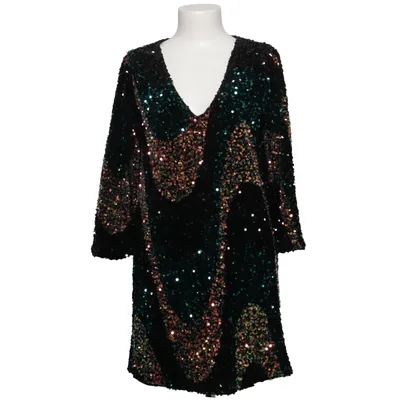 Cocktail dress (Black, Multicolored) from Atelier Evène Elastane, Polyester
