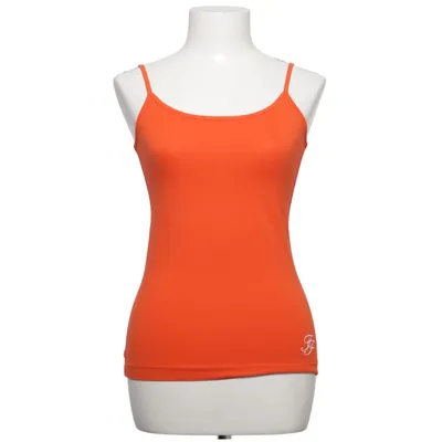 Tanktop (Oranje) van Talking French Katoen, Elastaan