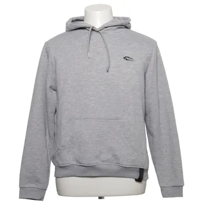 Sweat à capuche (Gris) de Smilodox Coton, Polyester