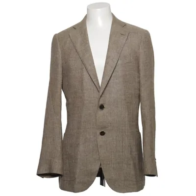 Blazer (Beige) van Suitsupply Cupro, Linnen, Polyester, Zijde, Viscose, Wol