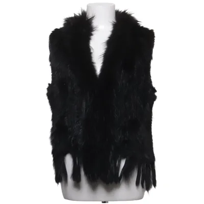 Bont gilet (Zwart) van Hollies Leer
