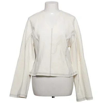 Bluse (Weiß) von H&M Baumwolle, Elasthan, Polyester