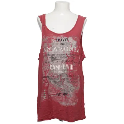 Tanktop (Rood) van Camp David Katoen