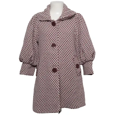 Manteau (Rouge, Blanc) de Hazel Polyester