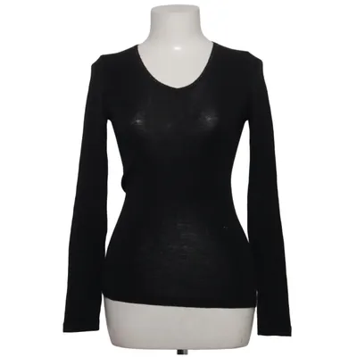 Long sleeve T-shirt (Black) from Living Crafts Silk, Wool