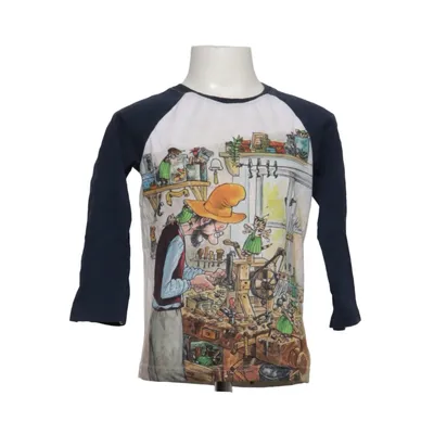 Baseball T-shirt (Blue, White, Multicolored) from Pettson och Findus