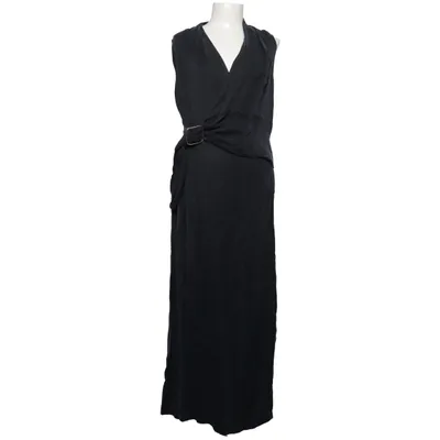 Maxi jurk (Grijs) van Massimo Dutti Cupro, Viscose