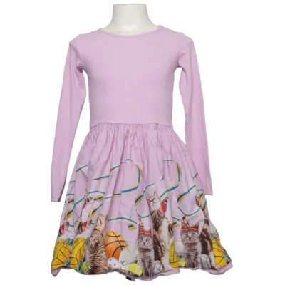 Dress (Pink, Multicolored) from Molo Elastane, Organic cotton