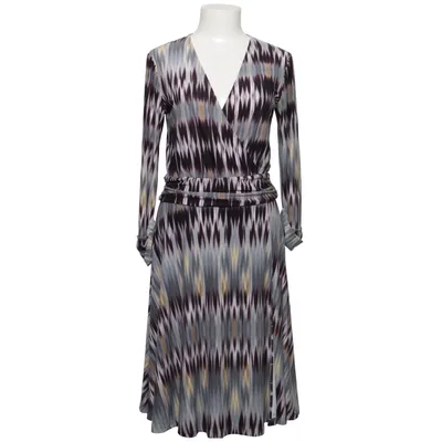 Klänning (Grå, Brun, Vit) från Ilse Jacobsen Elastan, Polyester