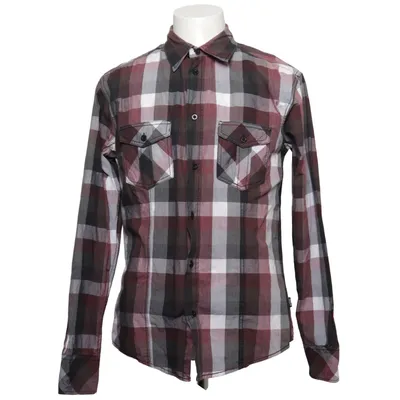 Chemise en flanelle (Rouge, Gris, Blanc) de InScene Coton